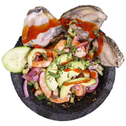 Fresh Seafood Molcatete Bowl with Shrimp